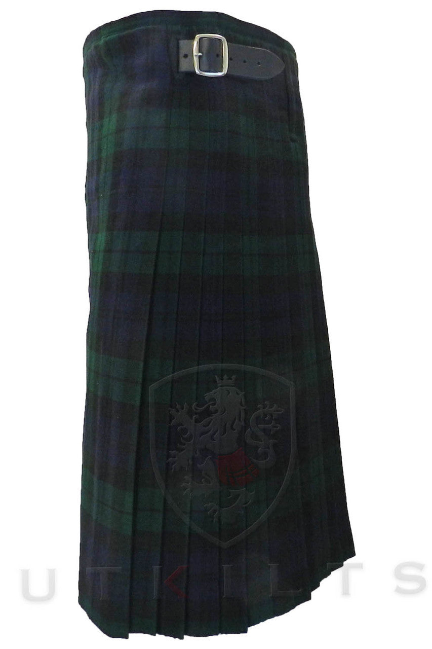 Traditional Kilt - Premium Wool, Black Watch