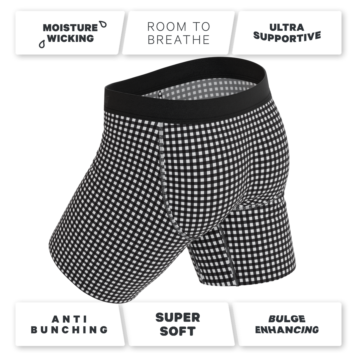 The Blackberry Bramble | Window Pane Ball Hammock® Boxer - Long Leg