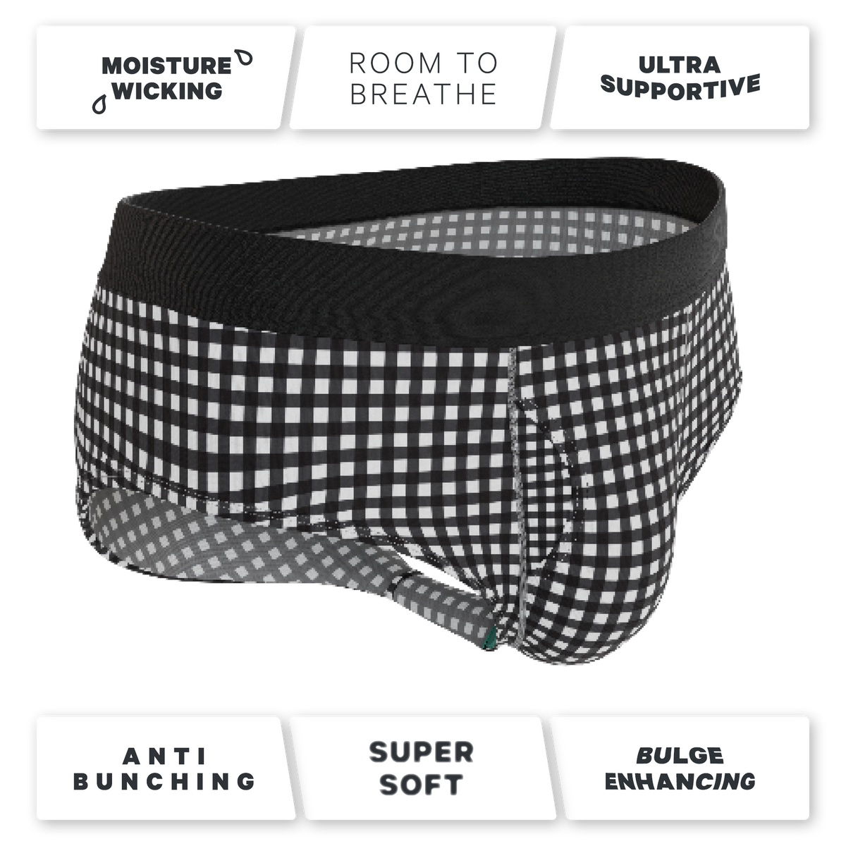 The Blackberry Bramble | Window Pane Ball Hammock® Pouch Underwear Briefs