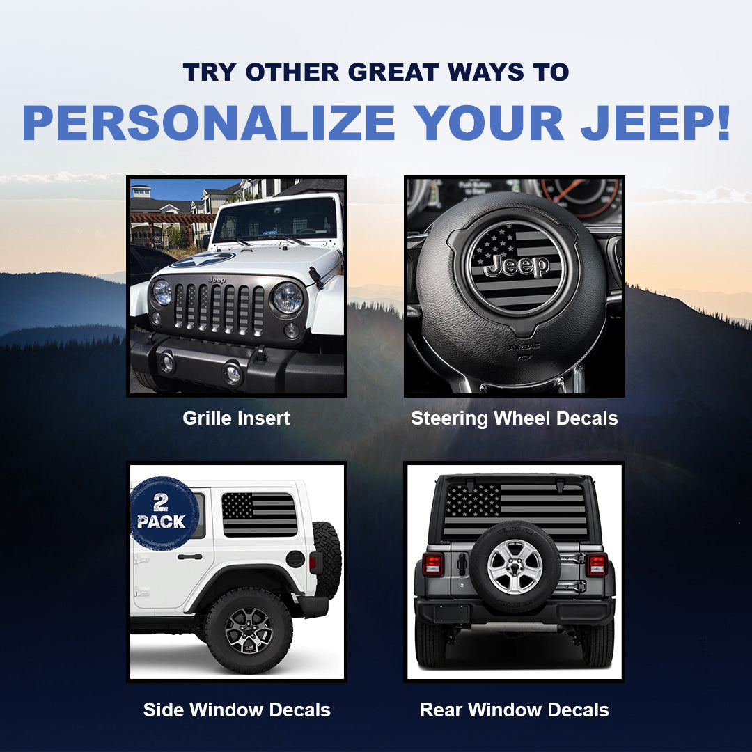 Black Out Side Windows Printed Vinyl Decal