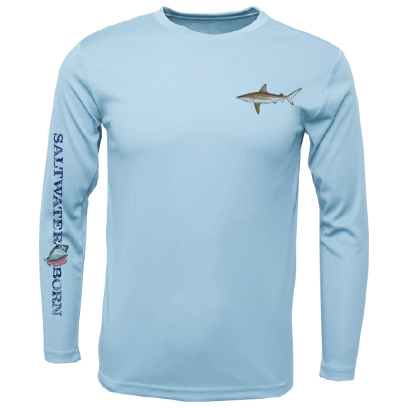 Clean Blacktip Long Sleeve UPF 50+ Dry-Fit Shirt