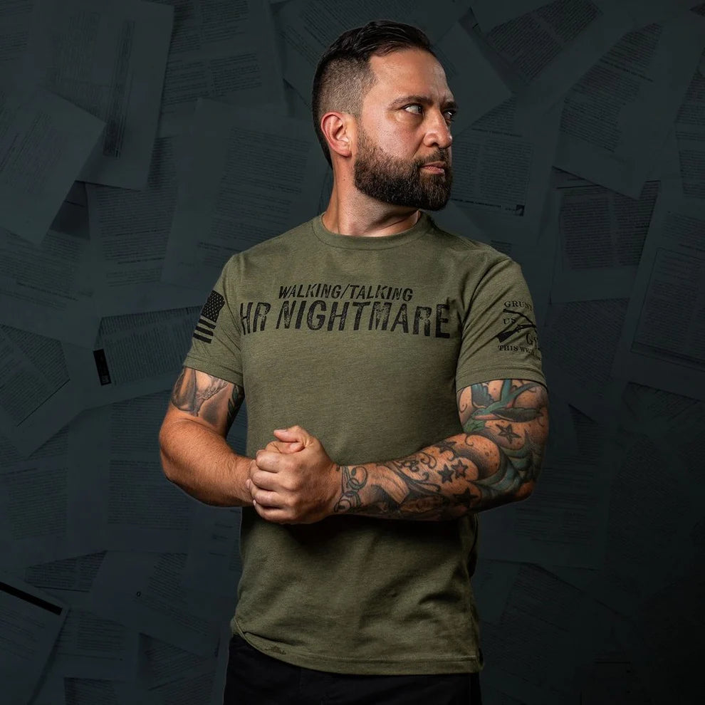 HR Nightmare T-Shirt - Military Green