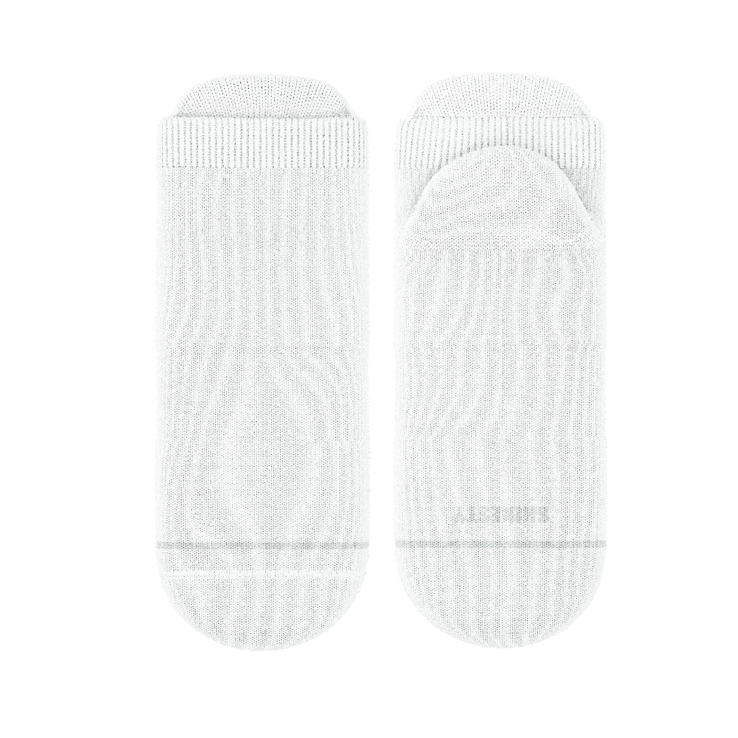 The Blizzard | Plain White Heel Hammock™ Ankle Socks