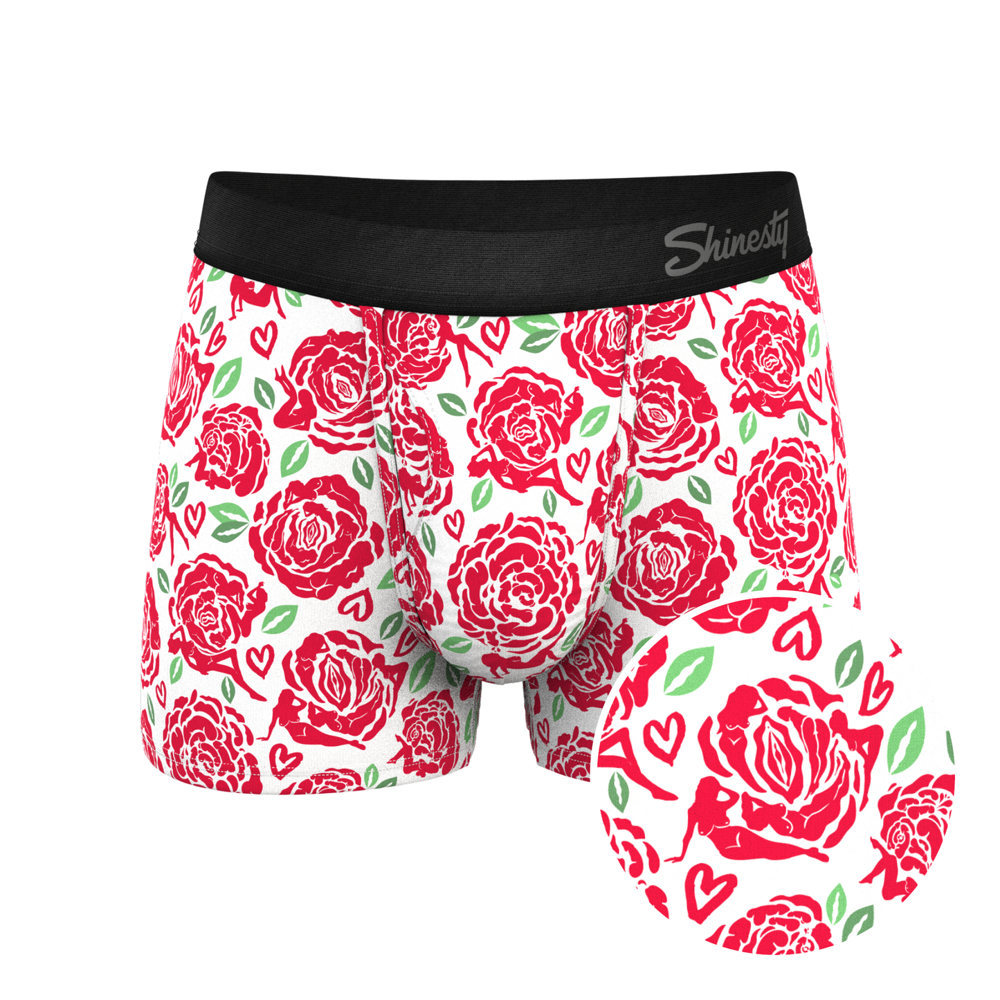 The Bloom With A View | Naughty Roses Ball Hammock® Pouch Trunks Underwear