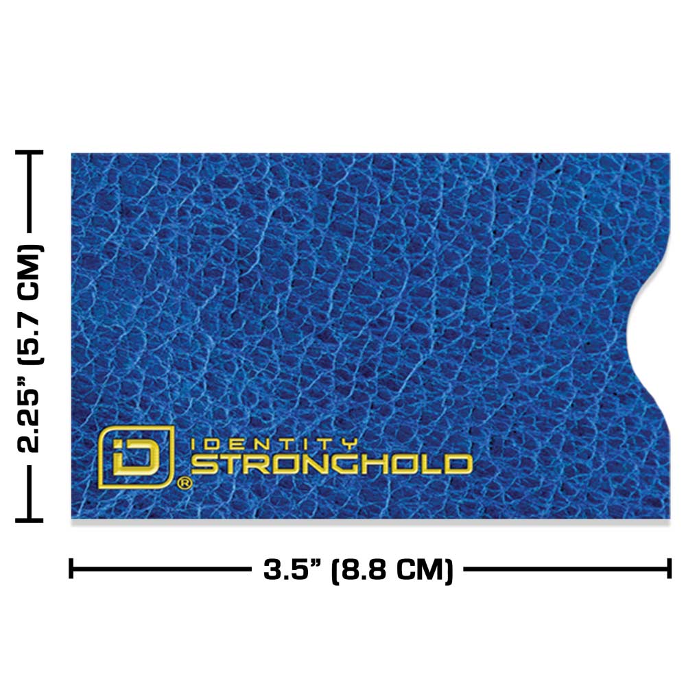 RFID Blocking Credit Card and Passport Sleeves - Leather Look 20 Pack