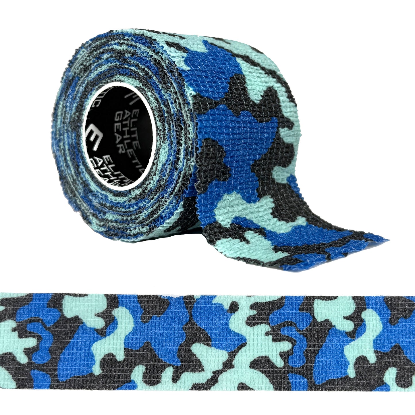 Blue Camo Self Stick Athletic Tape