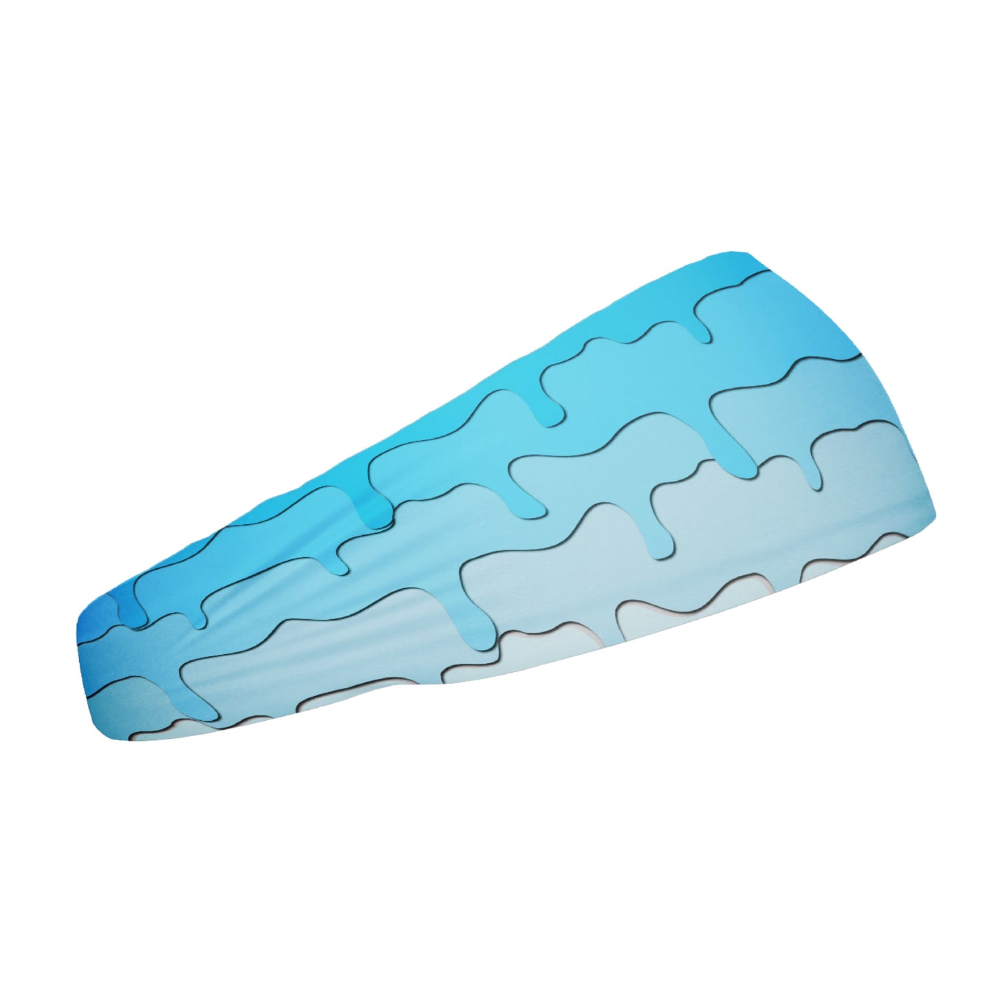 Blue Drippy Headband