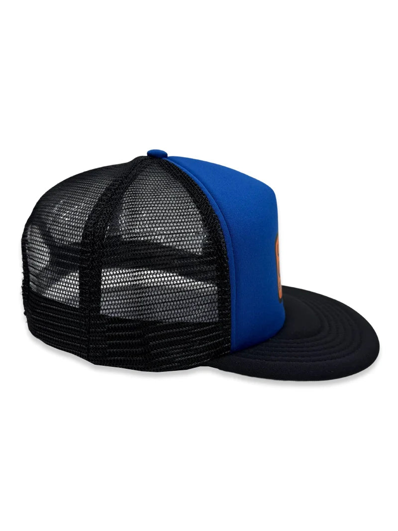 Spoiled By My Blue Collar Man Snapback Trucker Hat