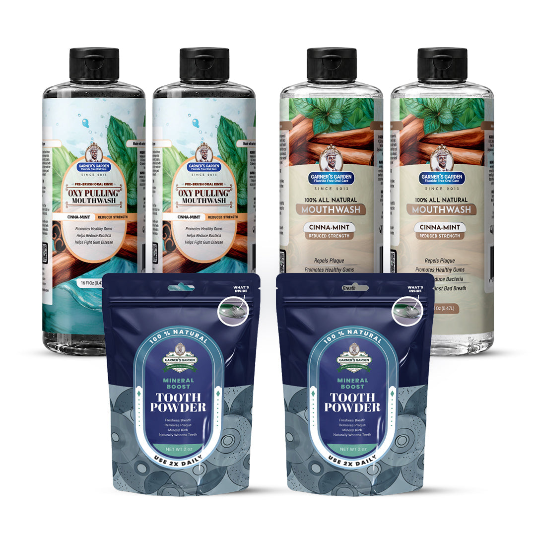2 Pack Oral Care Package | Trio | H2O2 | Fluoride Free