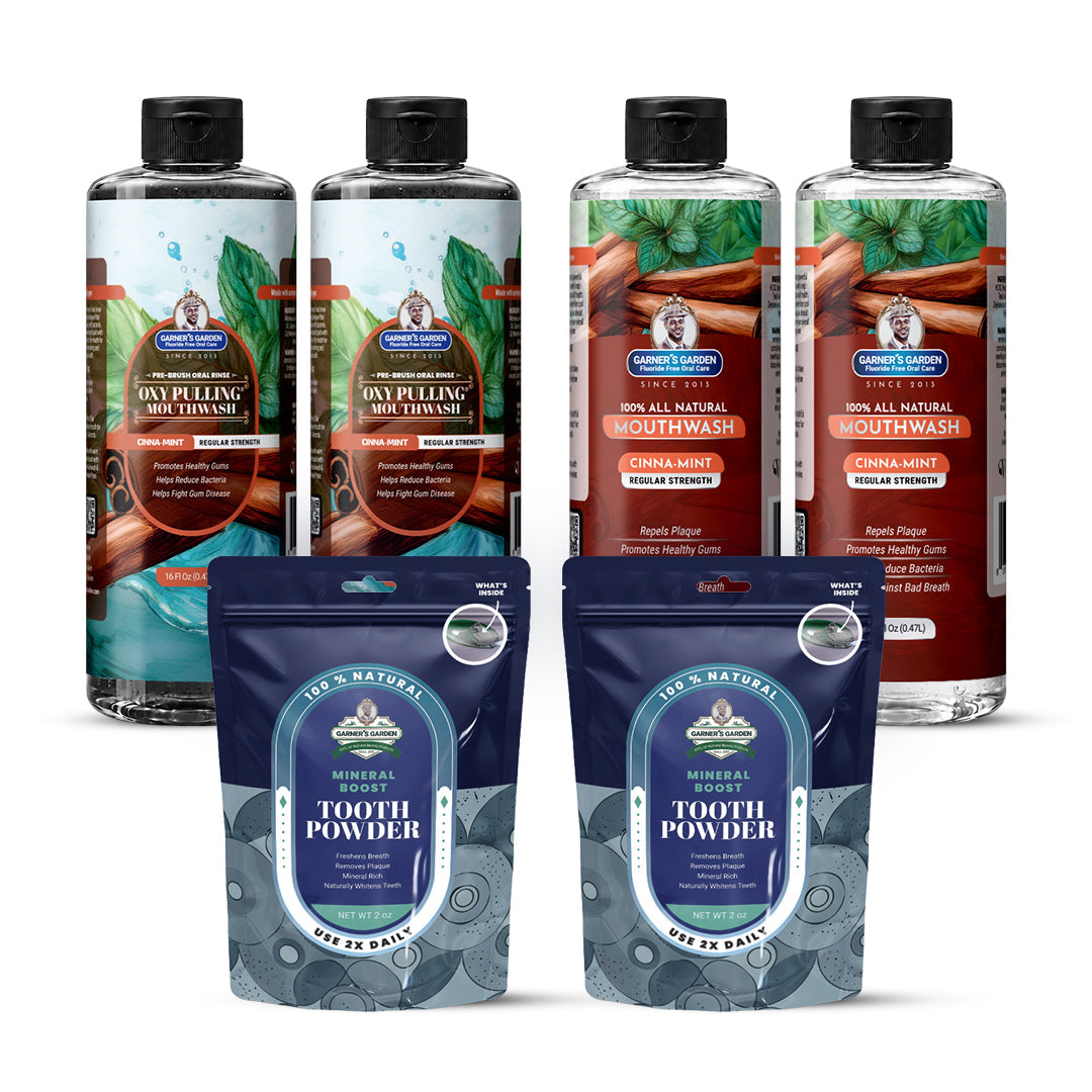 2 Pack Oral Care Package | Trio | H2O2 | Fluoride Free