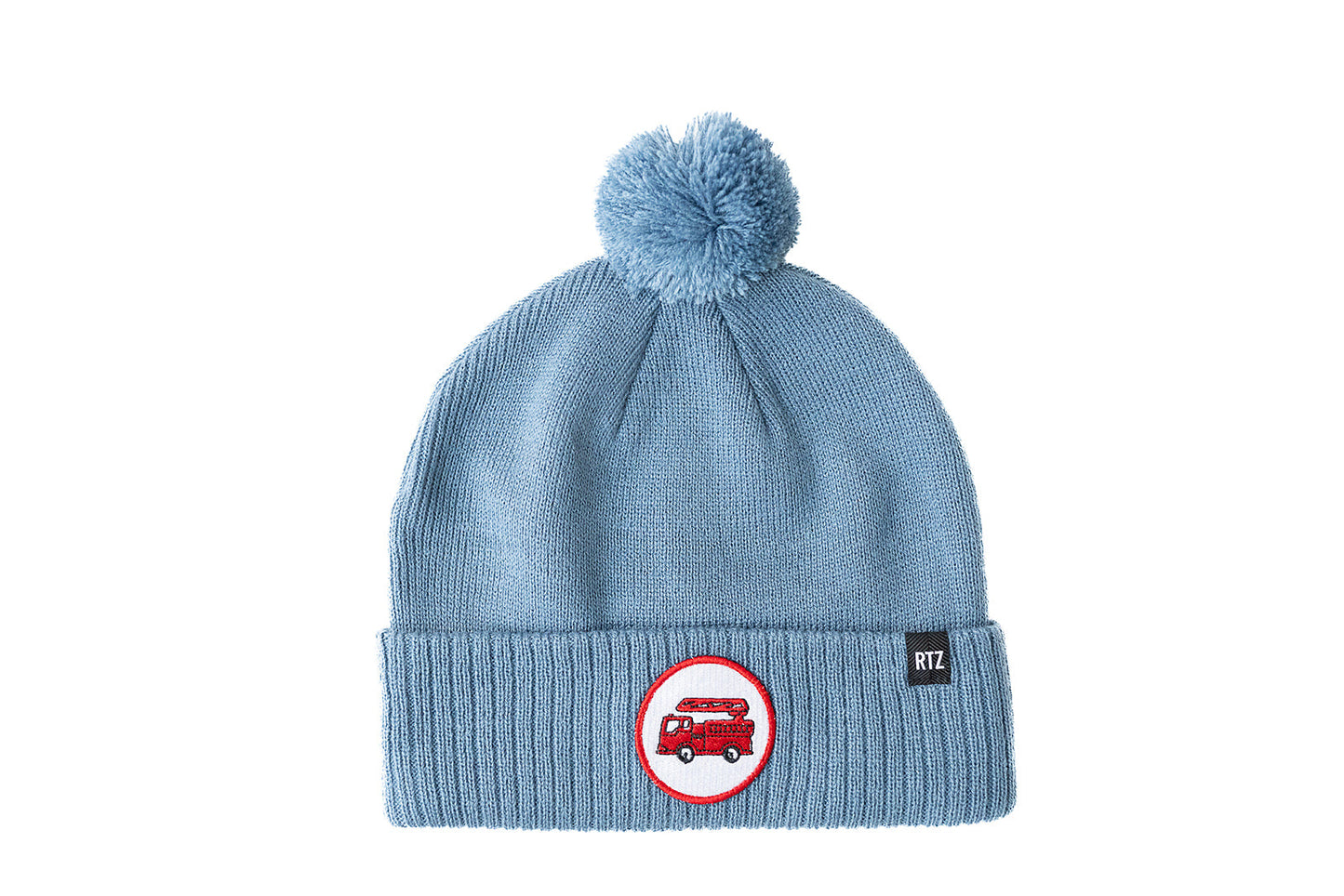Firetruck Patch Pom Pom Hat