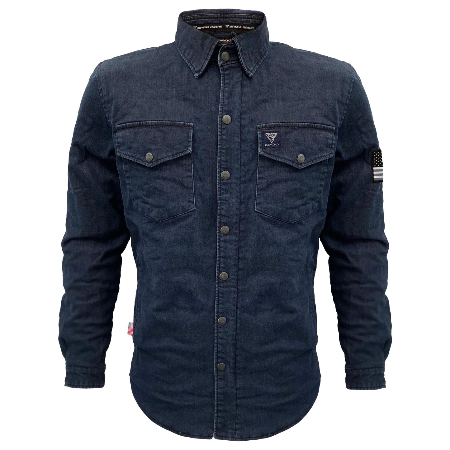 Protective Jeans Jacket - Blue Indigo