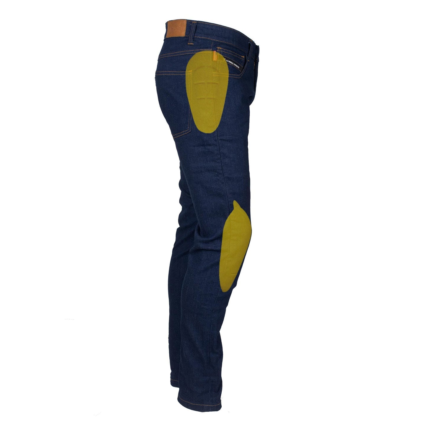 Straight Leg Protective Denim Pants (Jeans) - Blue