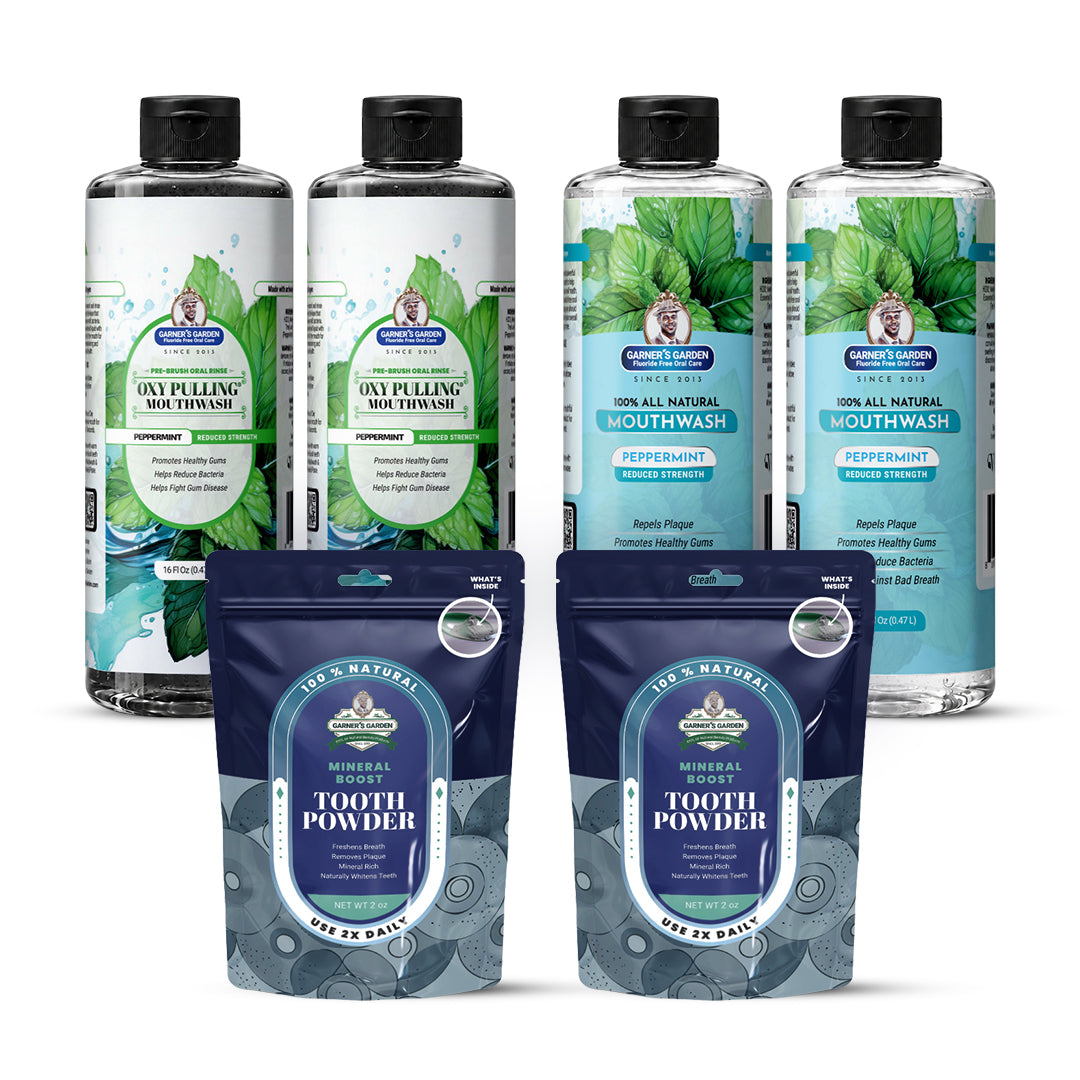 2 Pack Oral Care Package | Trio | H2O2 | Fluoride Free