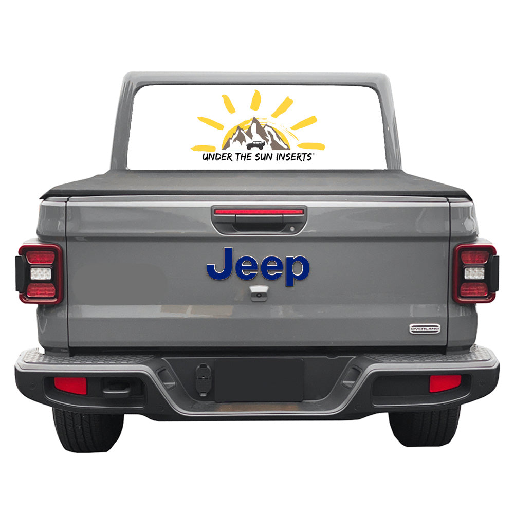 Blue Jeep Fender Emblem Overlay Vinyl Decals 2pk