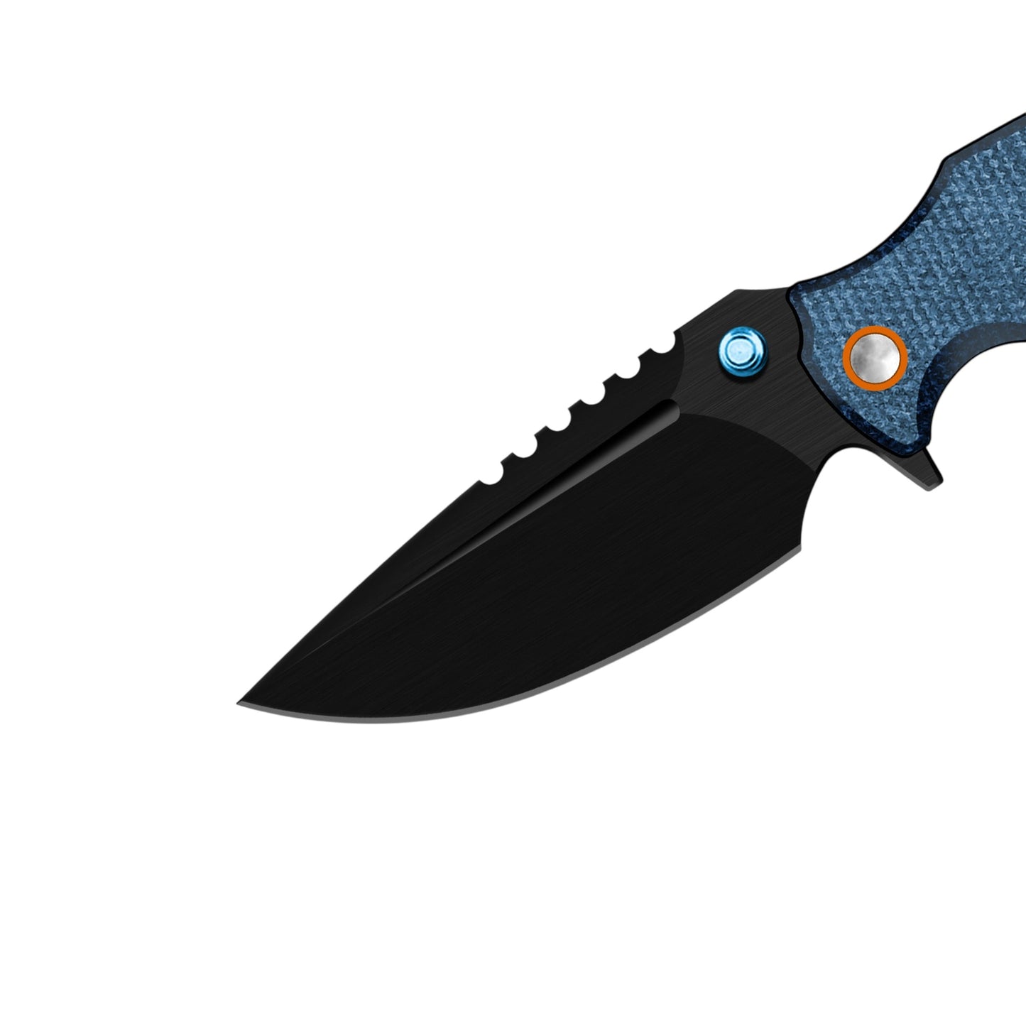 Sharp Blade Premium 14C28N EDC Folding Knife | Micarta | Thumb Stud & Flipper