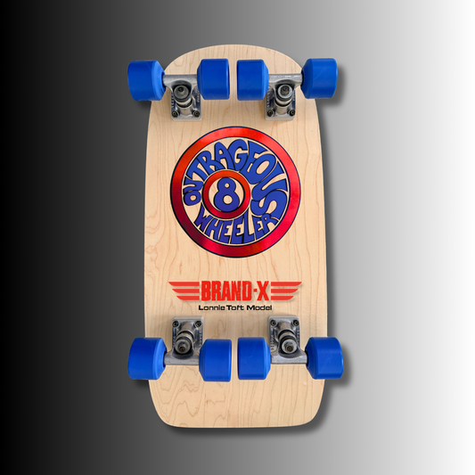 Lonnie Toft OUTRAGEOUS 8-WEELER Limited Edition, Hand-Painted Deck (PRE-ORDER, JANUARY 2027)