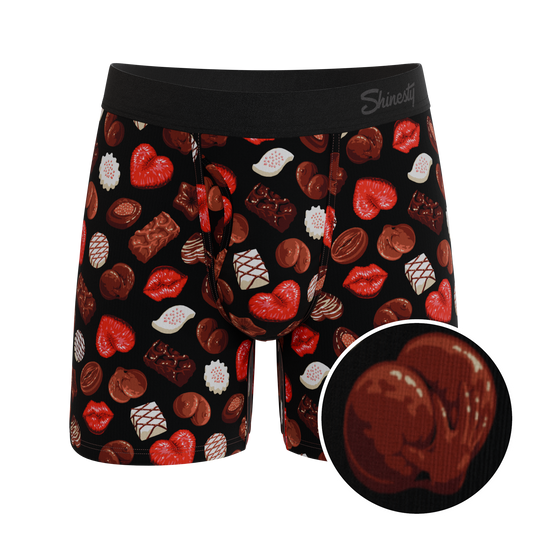 The Bonbons | Naughty Chocolate Ball Hammock® Pouch Underwear With Fly