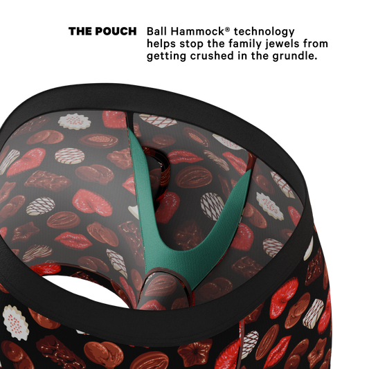 The Bonbons | Naughty Chocolate Ball Hammock® Pouch Underwear With Fly