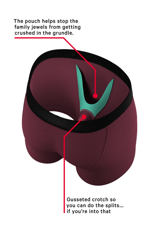 The Bordeaux | Mauve Ball Hammock® Pouch Underwear