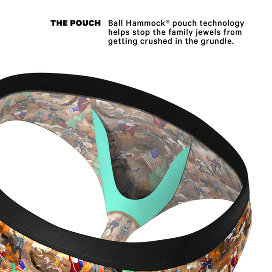 The Boston Tea Bag Party | Patriotic Ball Hammock® Pouch Underwear Briefs