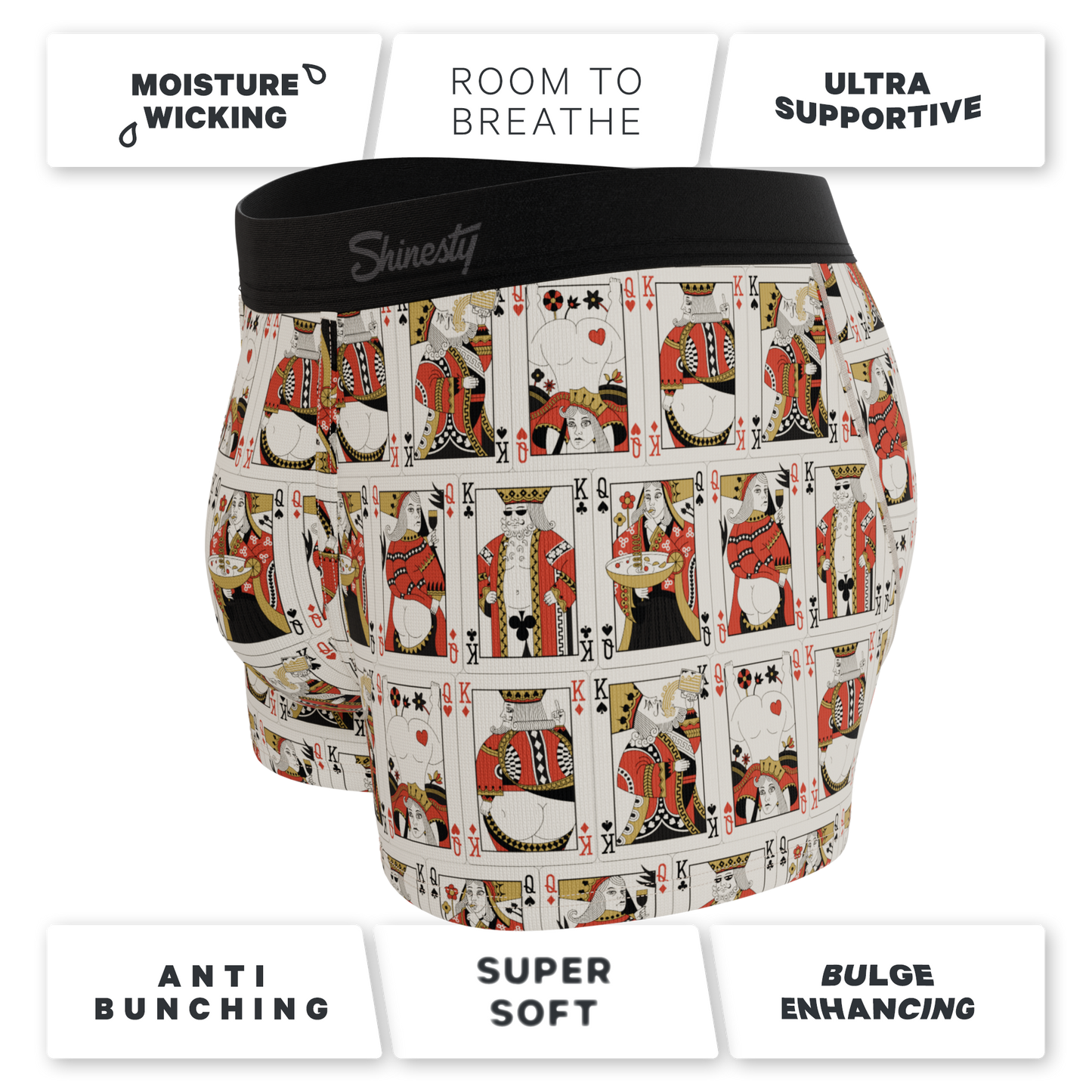 The Bottomless Blackjack | Vintage Playing Cards Ball Hammock® Pouch Trunks Underwear