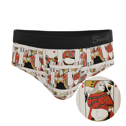 The Bottomless Blackjack | Vintage Playing Cards Ball Hammock® Pouch Underwear Briefs