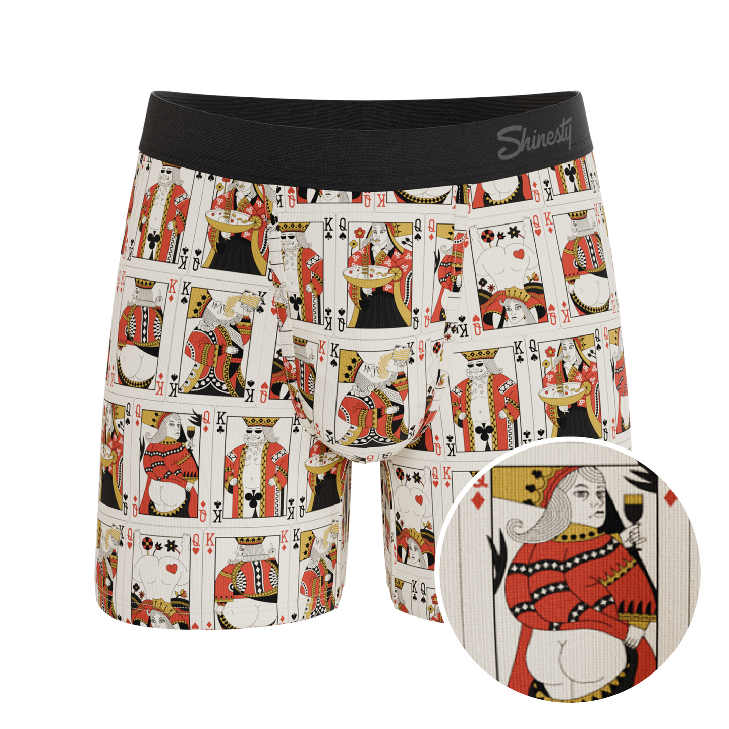 The Bottomless Blackjack | Vintage Playing Cards Ball Hammock® Pouch Underwear