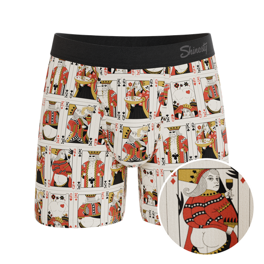 The Bottomless Blackjack | Vintage Playing Cards Ball Hammock® Pouch Underwear