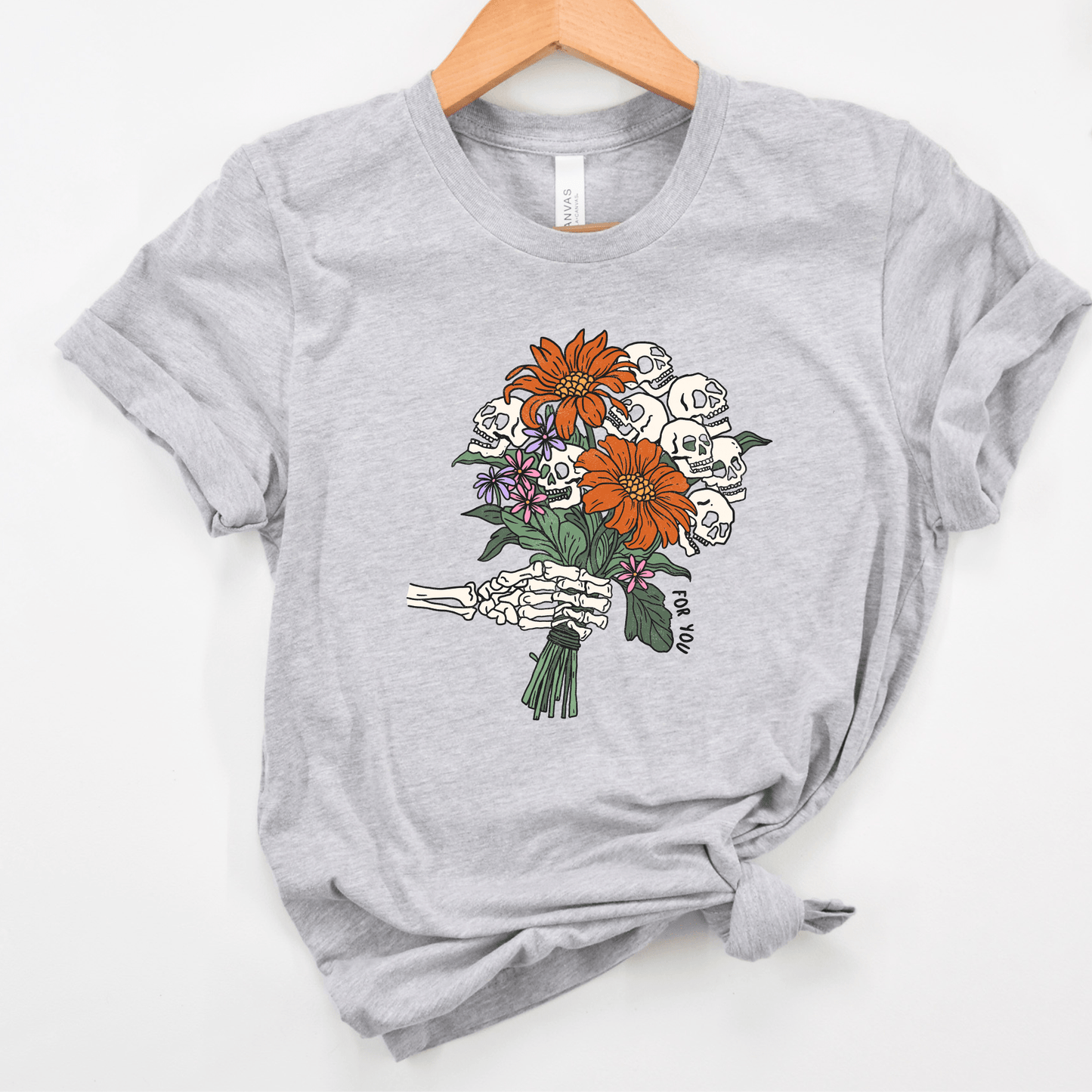 Bouquet of Skeleton Flowers For You T-Shirt