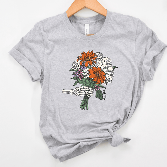 Bouquet of Skeleton Flowers For You T-Shirt