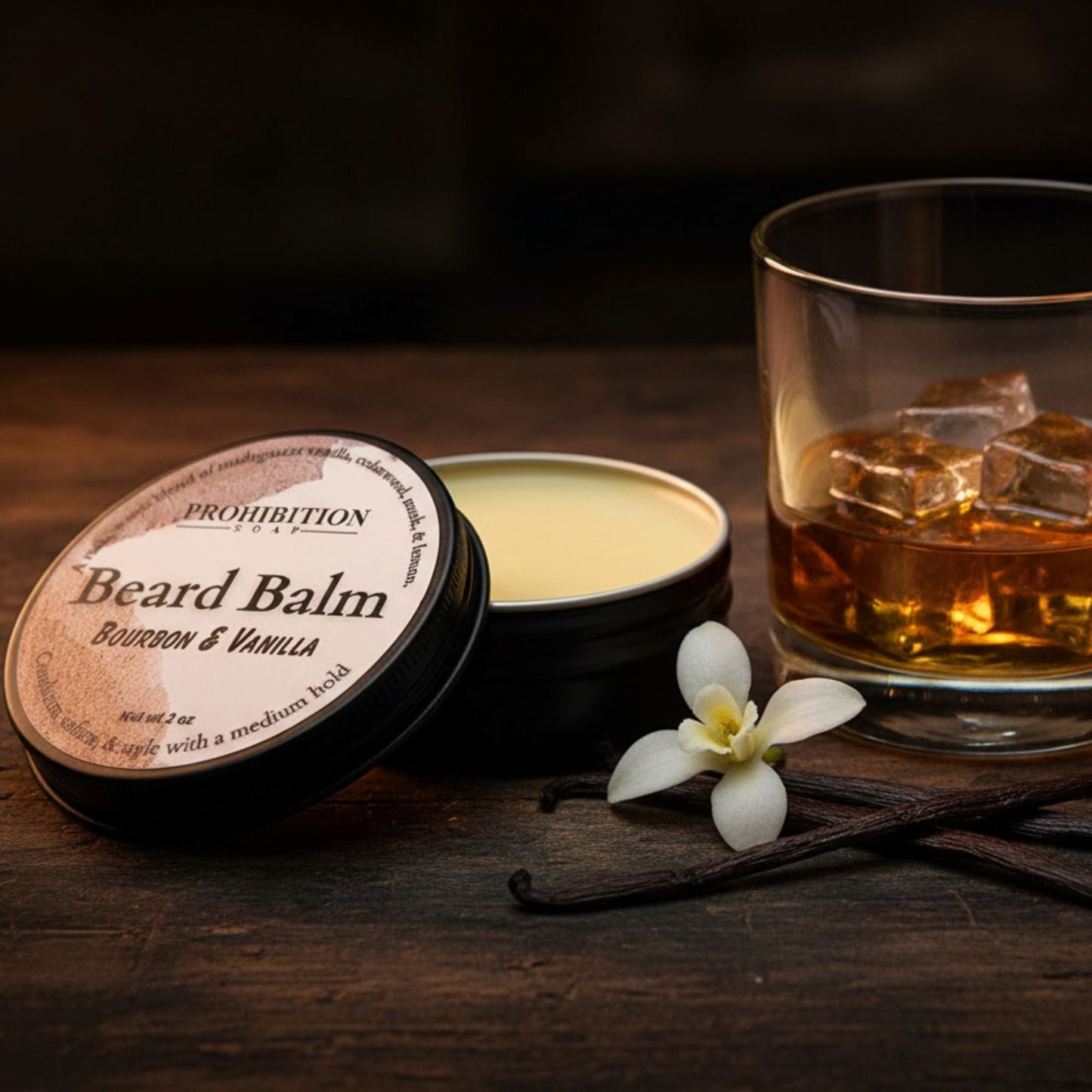 Bourbon & Vanilla Beard Balm