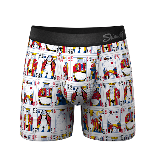 The Strip Poker | Playing Cards Ball Hammock® Pouch Underwear With Fly