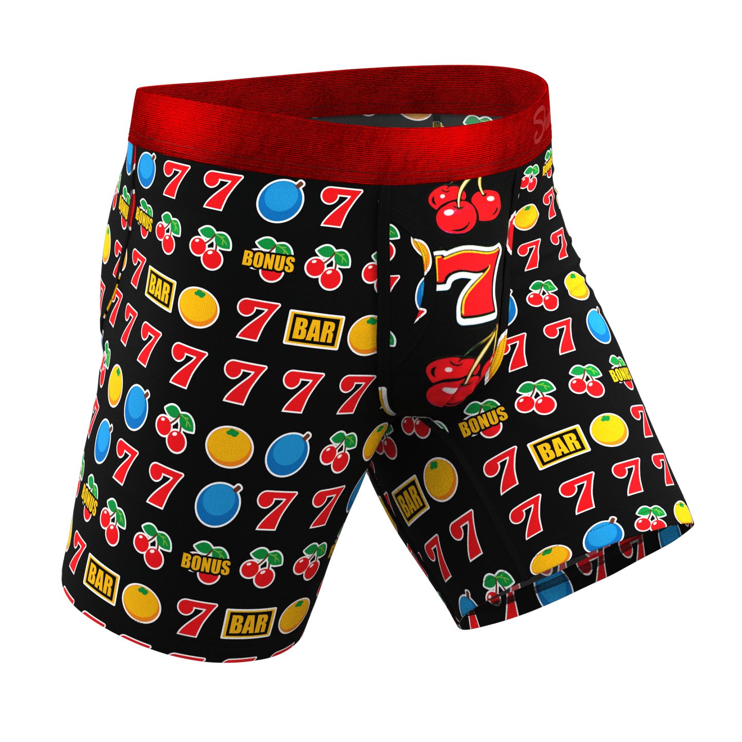 The Apex Jackpot | Slot Machine Long Leg Ball Hammock® Pouch Underwear With Fly