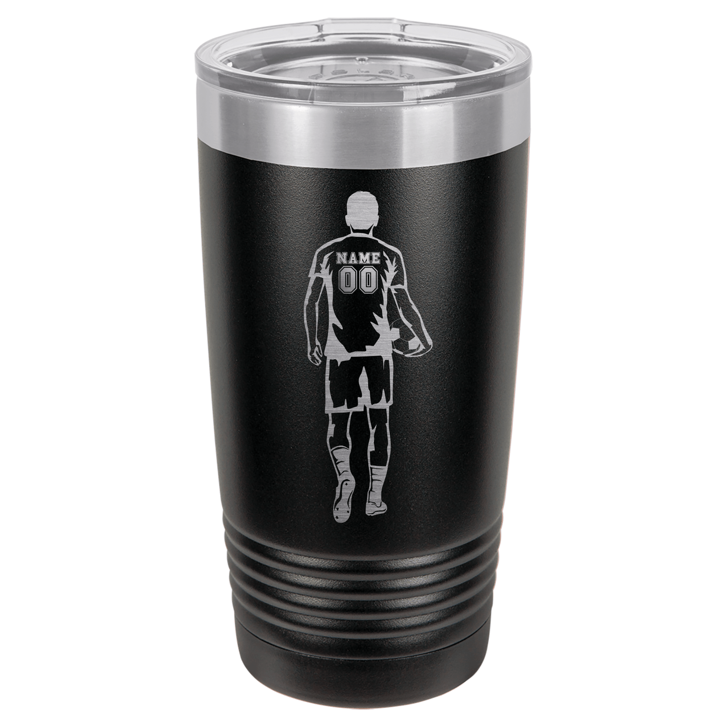 Boys Soccer Player | ENGRAVED Polar Camel Tumbler