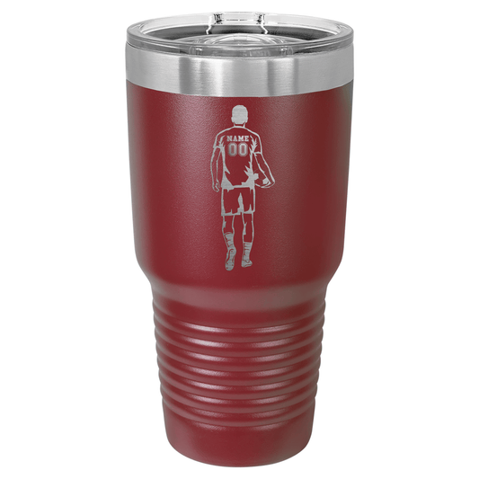 Boys Soccer Player | ENGRAVED Polar Camel Tumbler