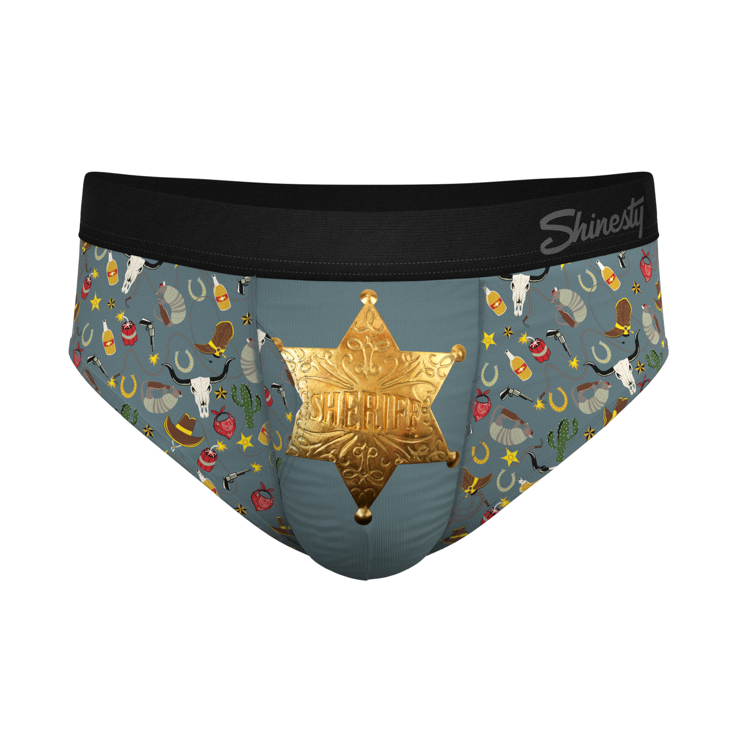 The Giddy Up | Sheriff Badge Ball Hammock® Pouch Underwear Briefs