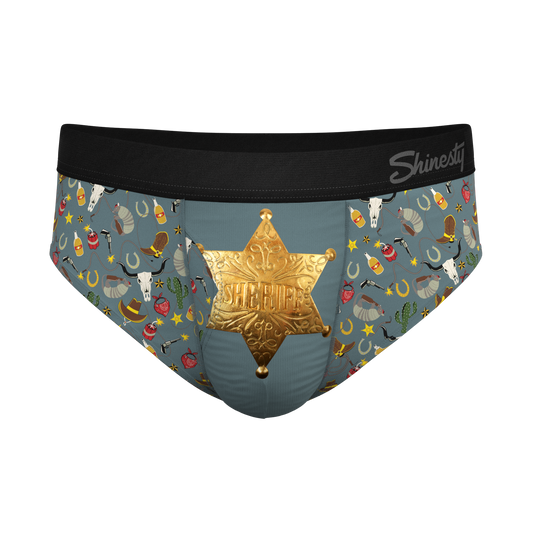 The Giddy Up | Sheriff Badge Ball Hammock® Pouch Underwear Briefs