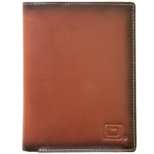 RFID Blocking Leather Passport Wallet