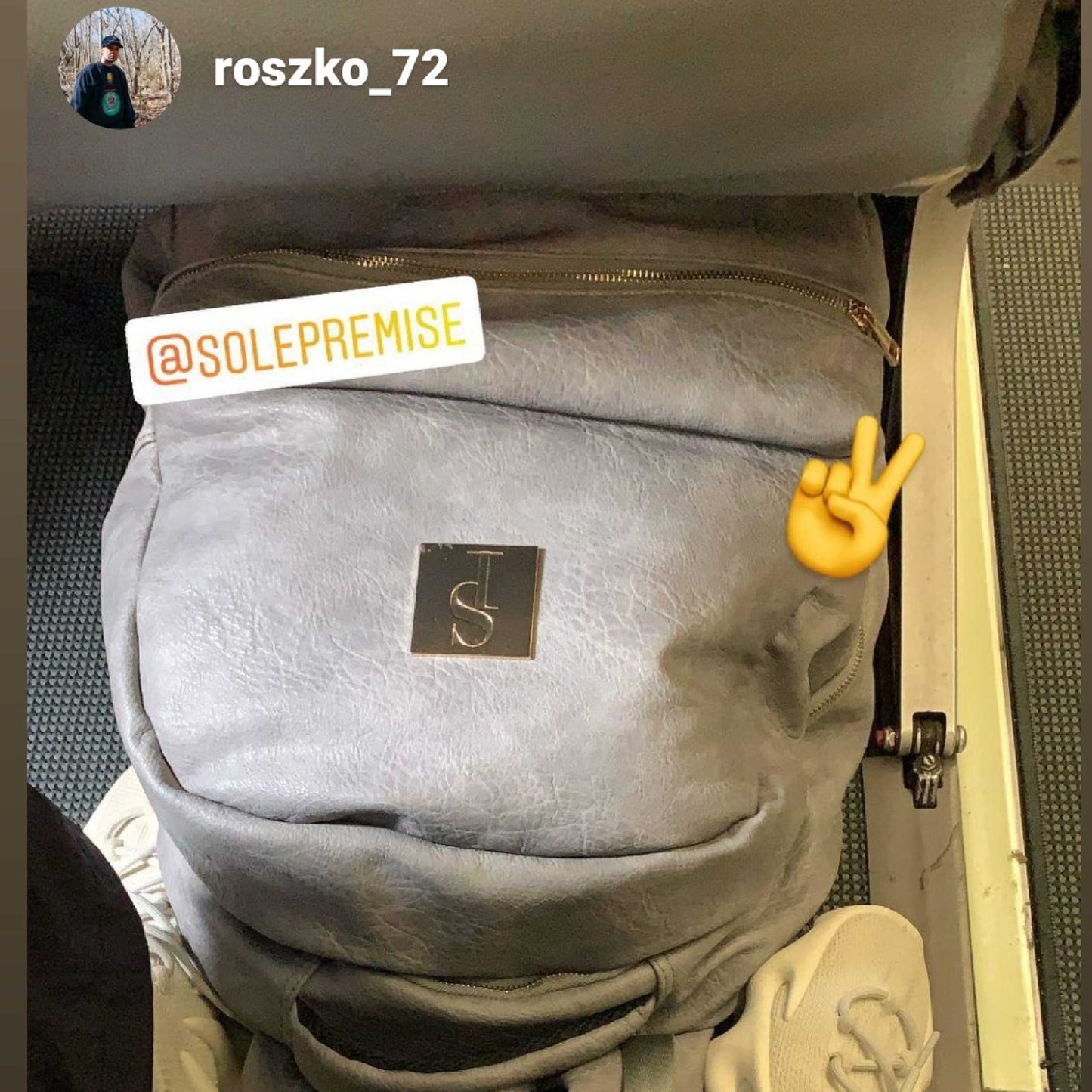 Brown Leather Commuter Bag