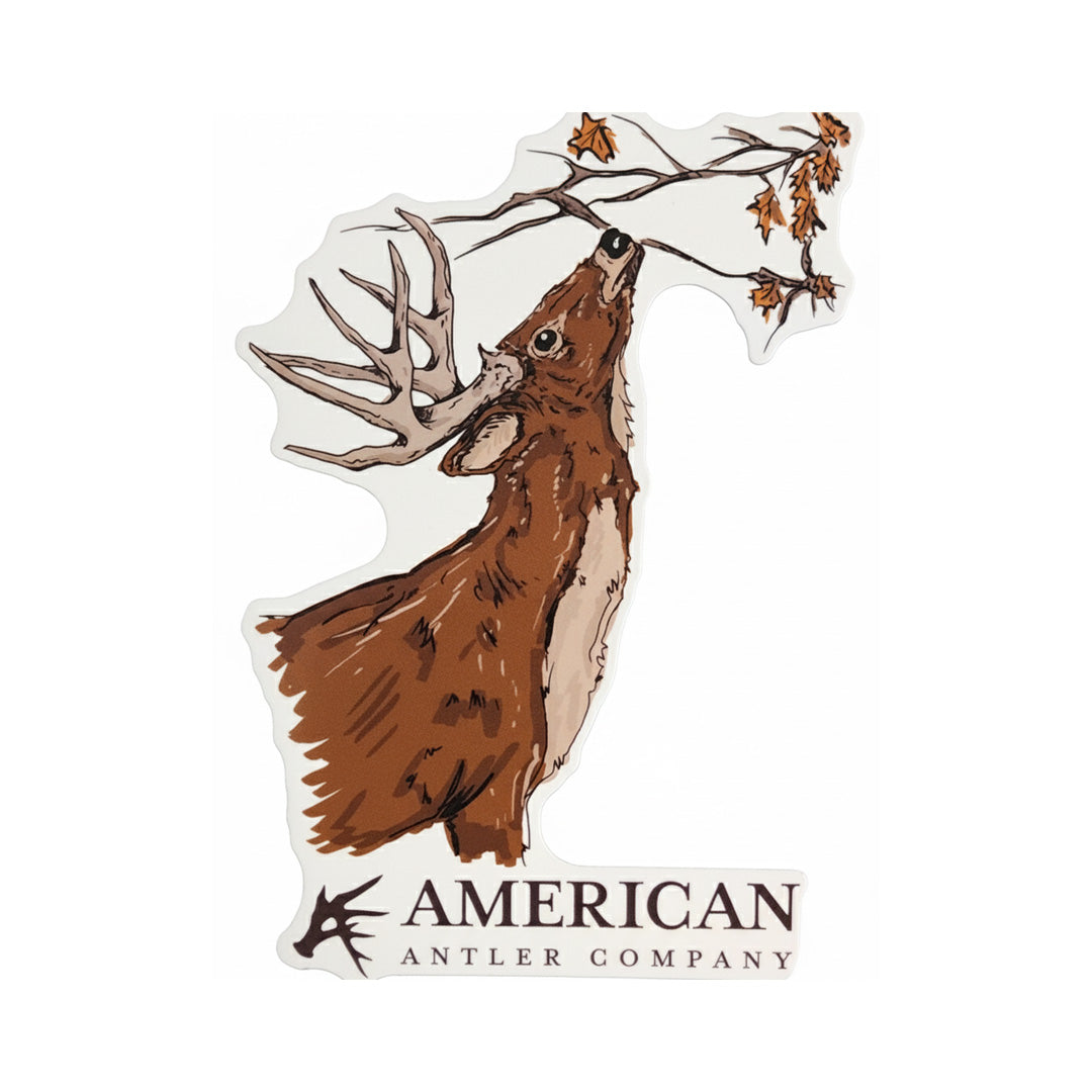 Buck Scrape Sticker