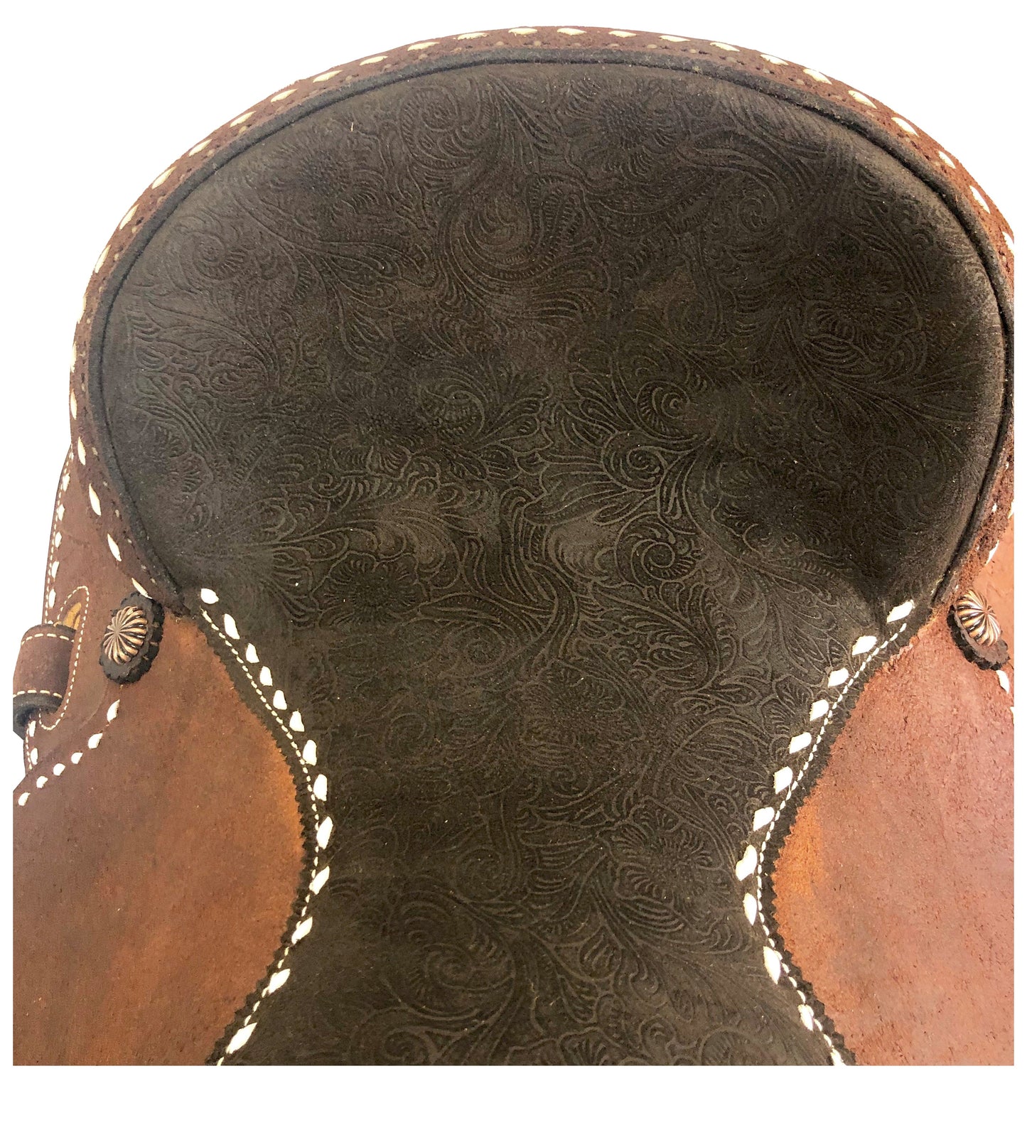 Buckstitched Barrel Saddle