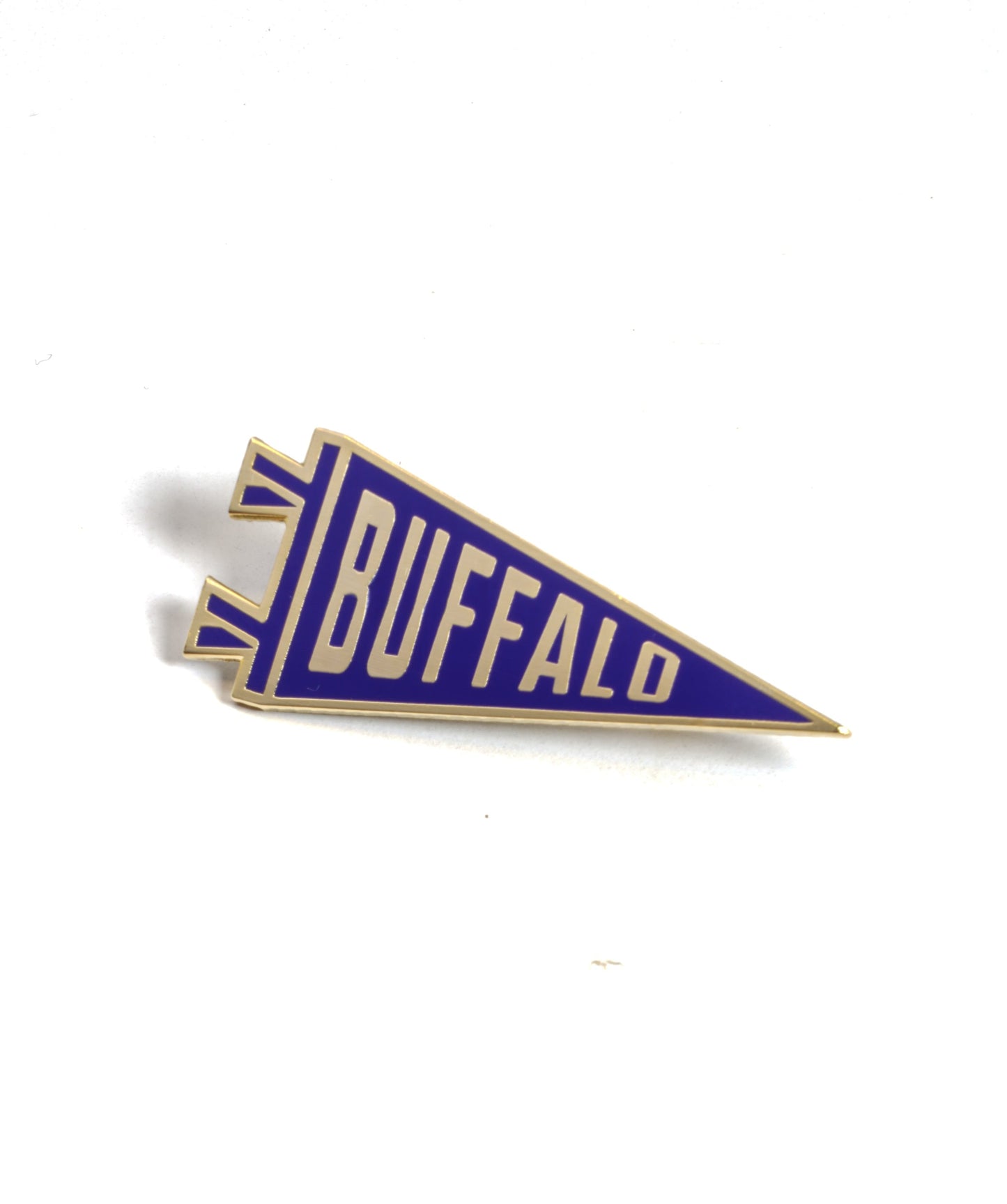 Buffalo Pennant Enamel Pin • Oxford Pennant Original