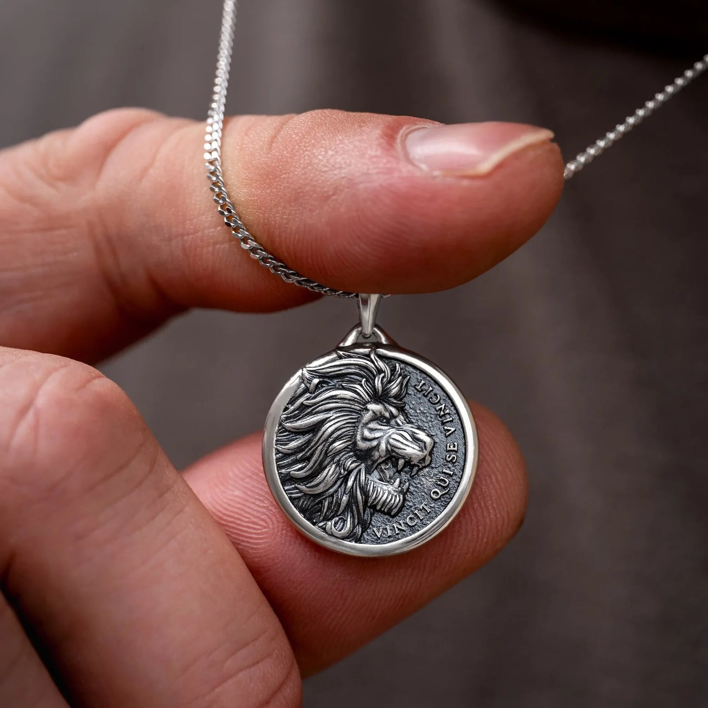 Built Different: The Lion - Sterling Silver