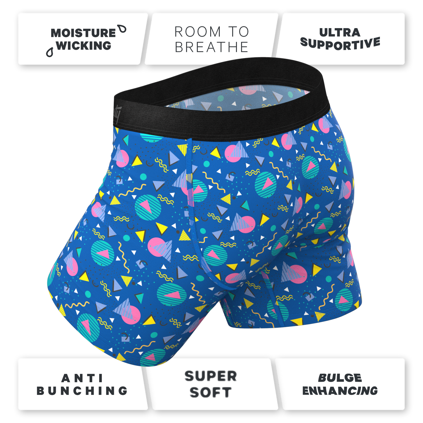 The Bus Stop | Retro Shapes Ball Hammock® Pouch Underwear