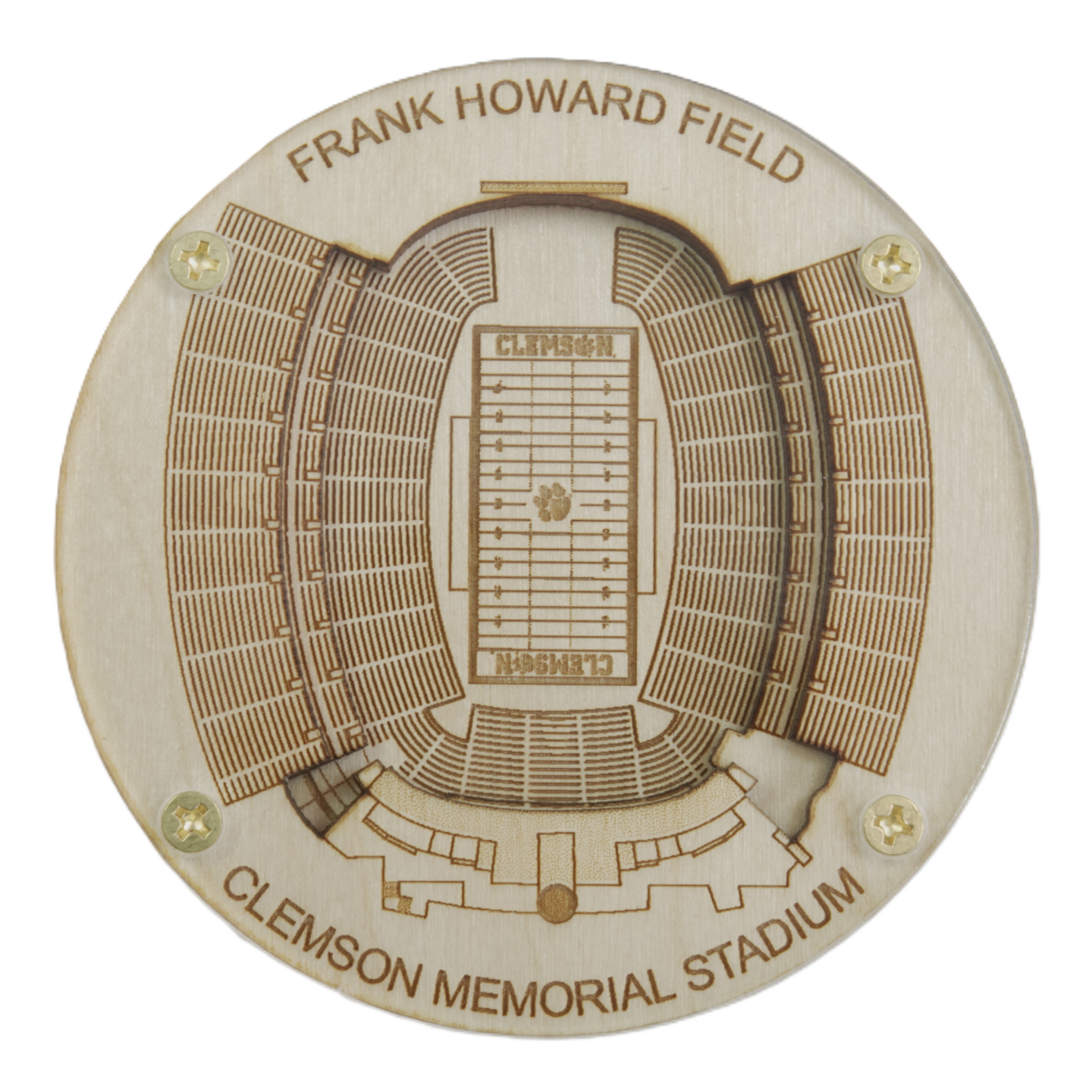 Clemson, South Carolina Coaster Art (Memorial Stadium)
