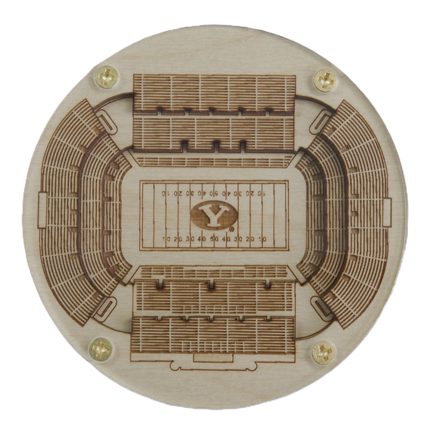 Provo, Utah Coaster Art (LaVell Edwards Stadium)