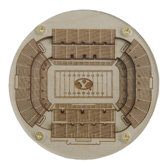 Provo, Utah Coaster Art (LaVell Edwards Stadium)