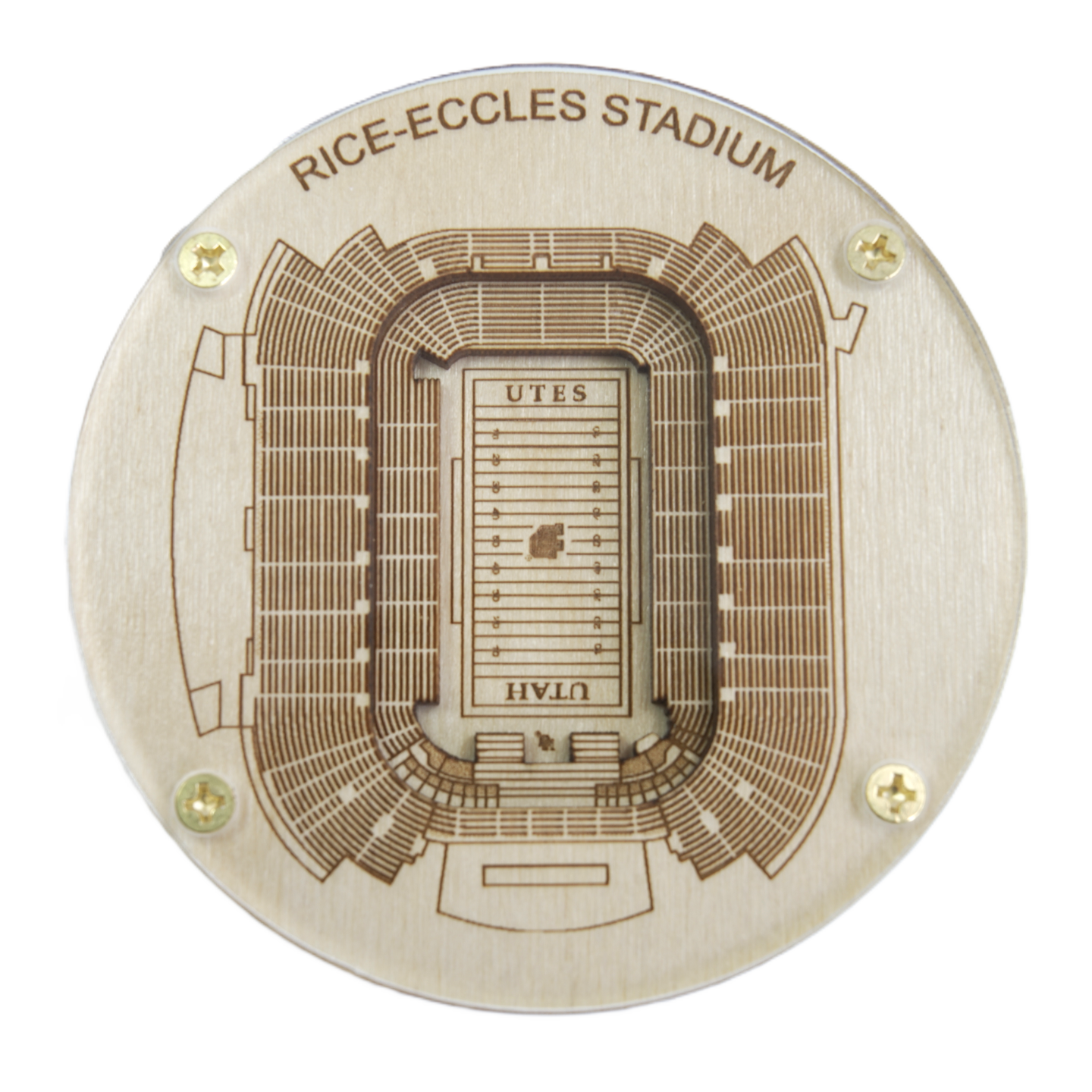 Salt Lake City, Utah Coaster Art (Rice–Eccles Stadium)