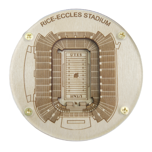 Salt Lake City, Utah Coaster Art (Rice–Eccles Stadium)